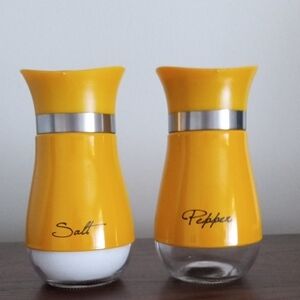 *Yellow Salt and Pepper Shaker Set